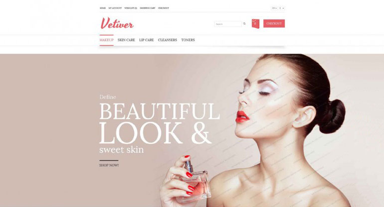 Cosmetic Store Free Template for OpenCart