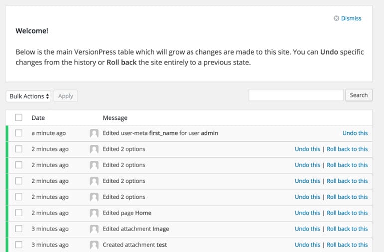 VersionPress 3 Environment Tracking