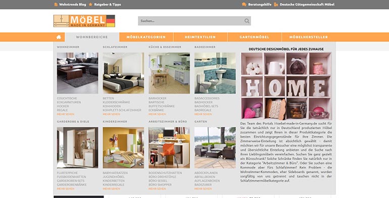 Moebel Made In Germany Site Preview 2 - FastComet Interview