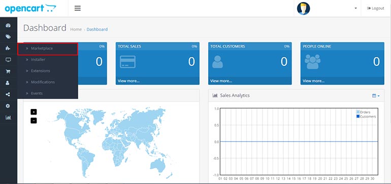 Get Easy Access to Themes and Modules in OpenCart 3.0 - FastComet