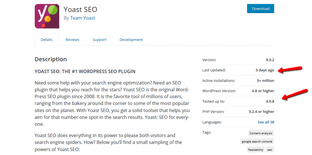 Yoast SEO WordPress Plugin Preview