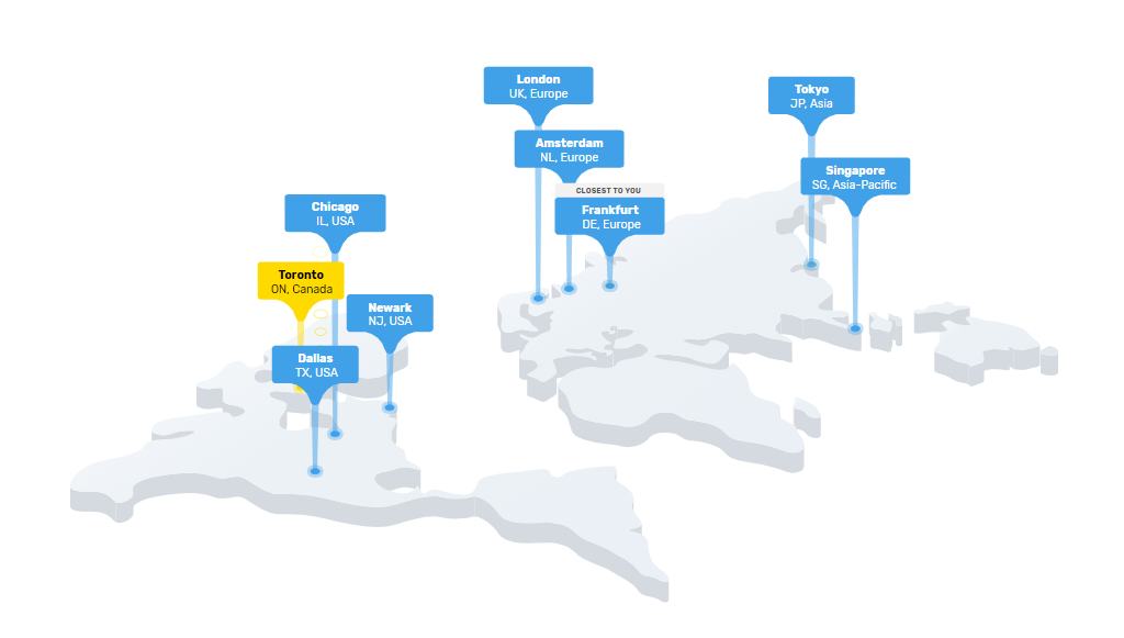 FastComet Global Datacenter Locations