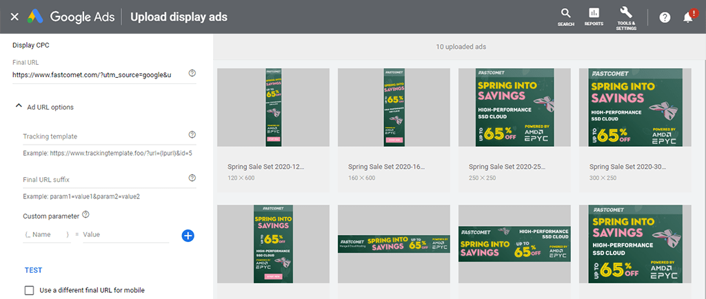 Google Ads Dashboard Preview