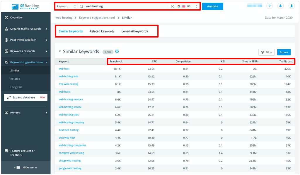 se-ranking-similar-and-long-tail-keyword-suggestions