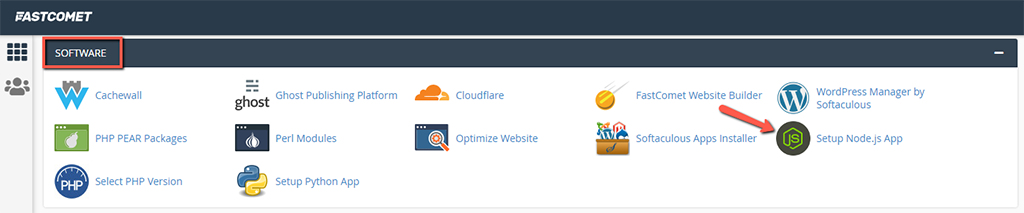 Setup Node.js Apps in cPanel