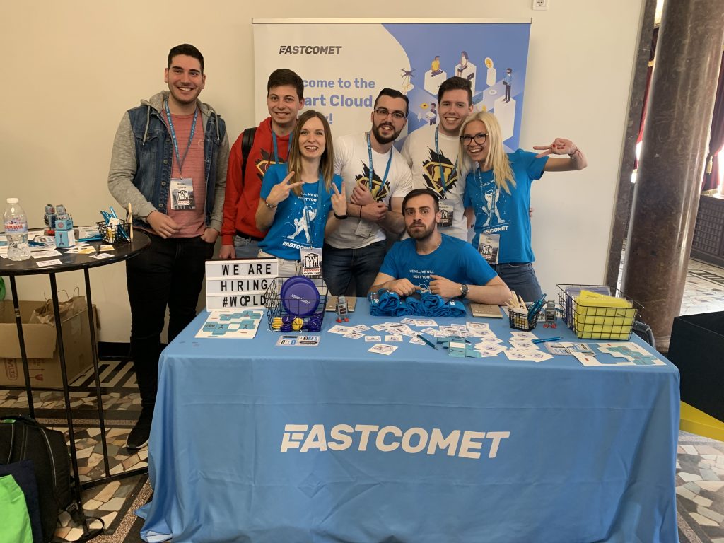 FastComet Team Members at WordCamp Plovdiv 2019