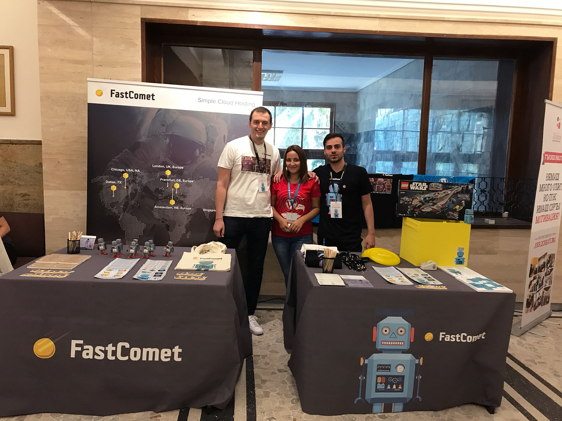 FastComet Team Members at WordCamp Varna 2017