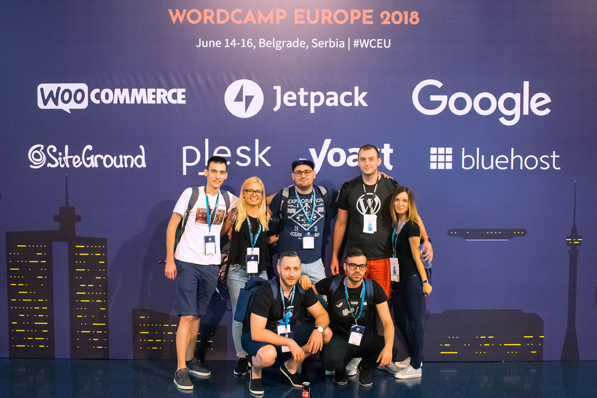 FastComet Team Members at WordCamp EU 2018