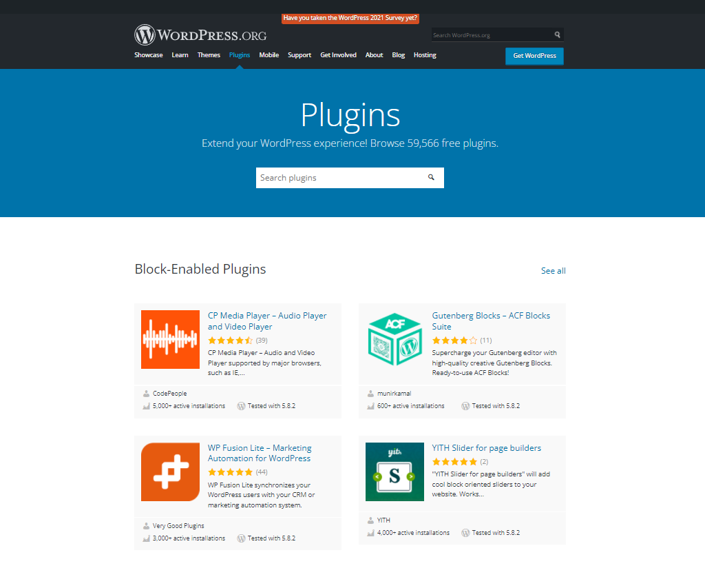 WordPress Plugin Repository