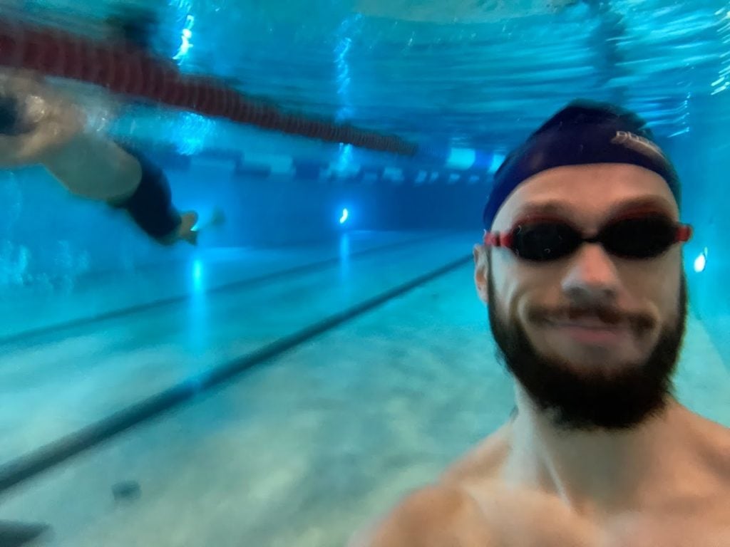 Teodor Swimming Selfie