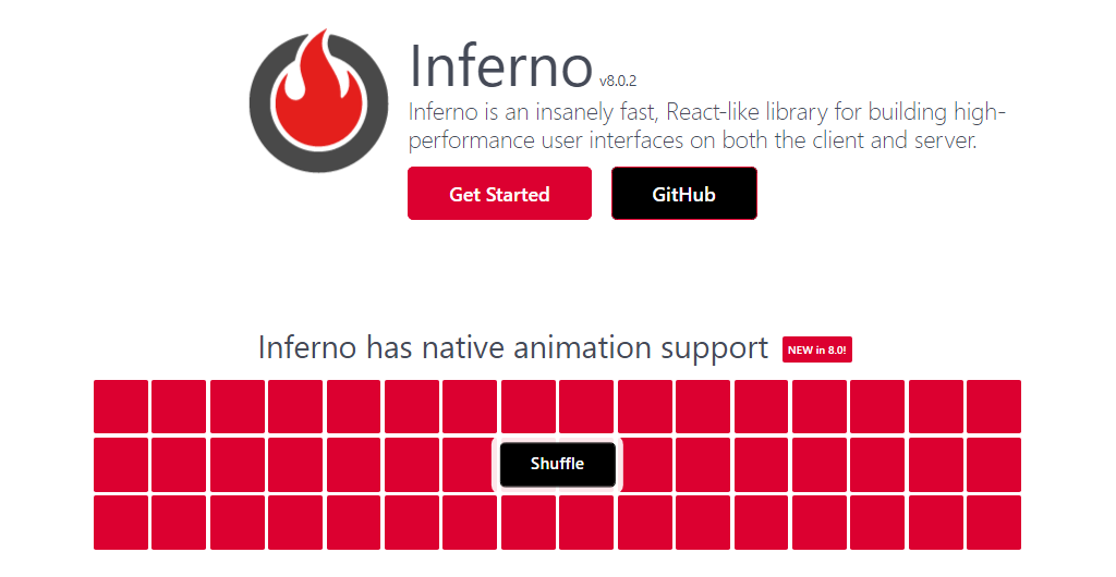 Inferno.js Homepage