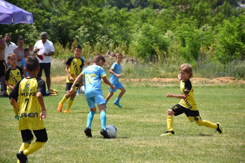 Dimitar's Son Playing Football