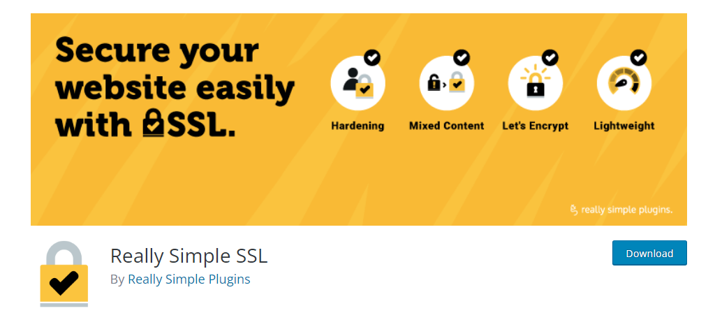 Really Simple SSL Plugin Page
