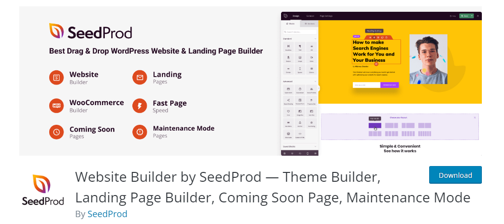 Coming Soon Plugin Page