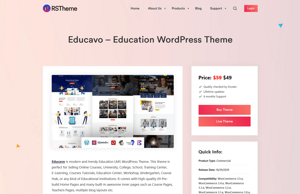 Educavo WordPress Theme