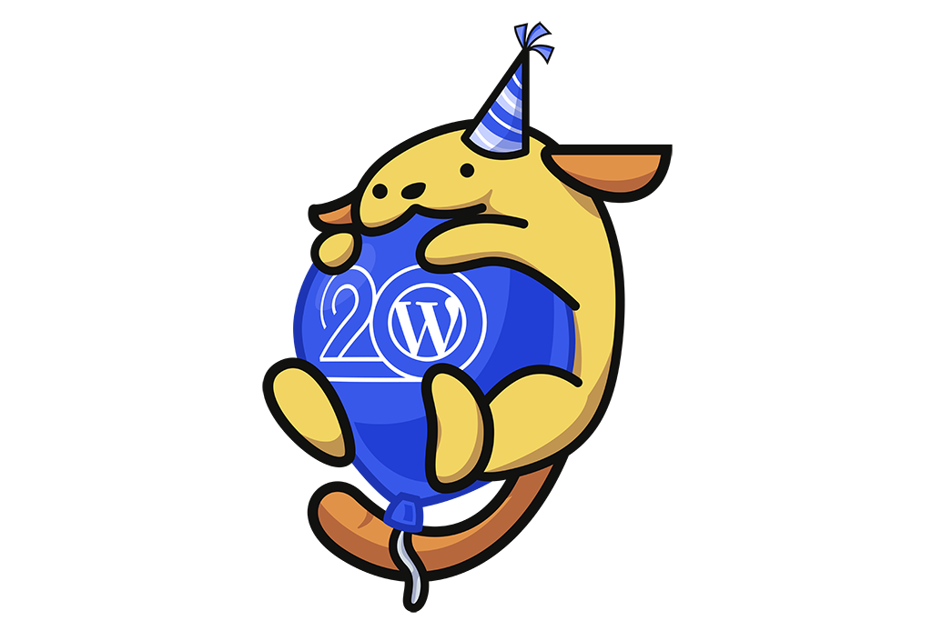 WordPress 20th Anniversary Wapuu