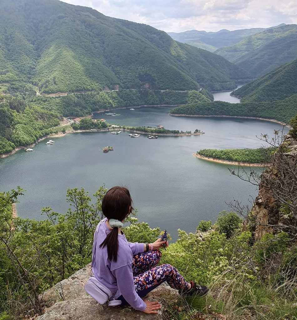 Kristina Enjoying the View