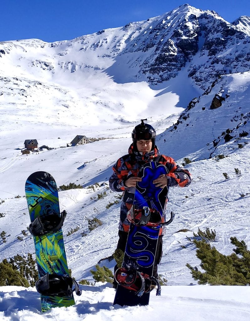 Rumen And His Trusty Snowboard