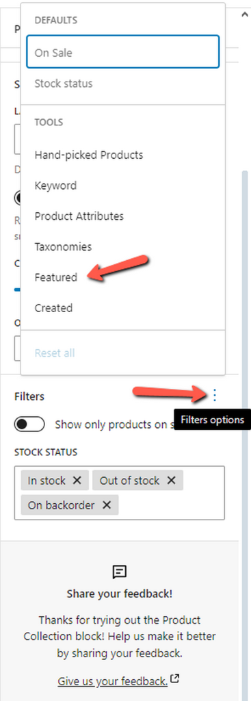 WooCommerce 8.4 Featured Filter FastComet