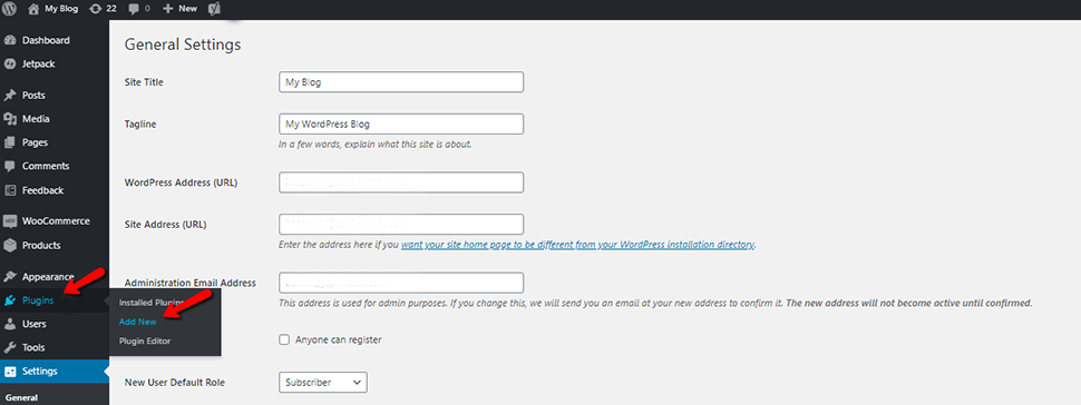 Add New Plugins in WordPress