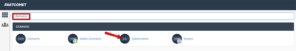 Find Subdomains in cPanel
