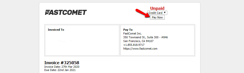 Pay Your Unpaid Renewal via Credit Card