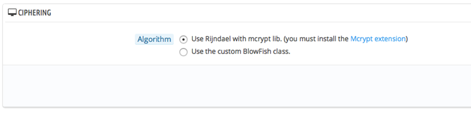 PrestaShop Ciphering