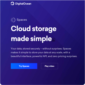 Image of a hosting service