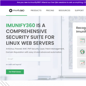 Image of a hosting service