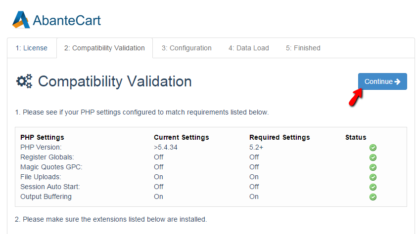 Compatibility validation