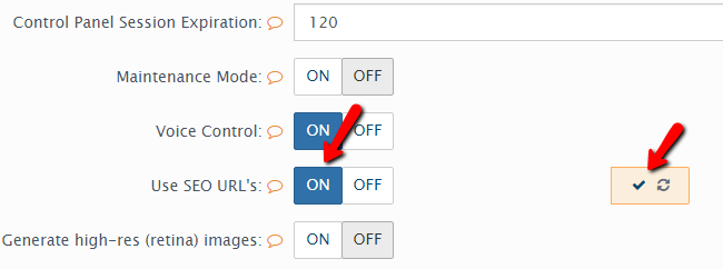 accessing the system configuration page