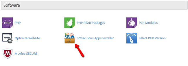 Locating Softaculous in Cpanel