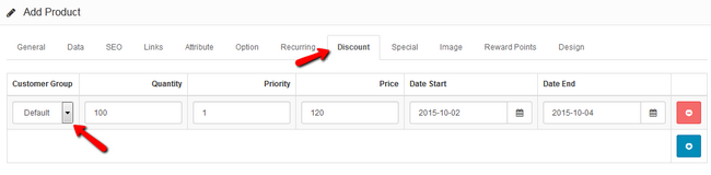 Discount Configuration in Arastta