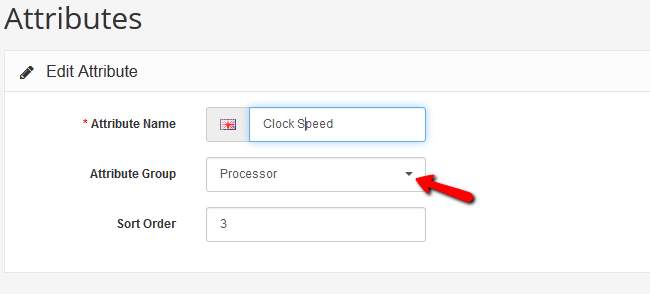 Configuring Attributes in Arastta