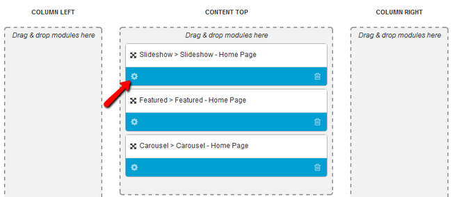 Accessing the Configuration Section of the Module