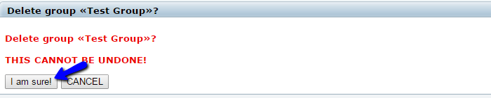 Confirm user group removal in b2evolution