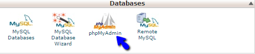 Access phpMyAdmin in cPanel