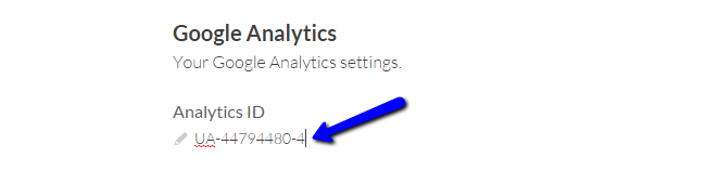 Configure Google Analytics in Cinematico