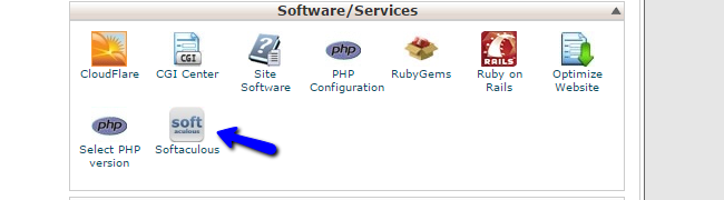 Access Softaculous via cPanel