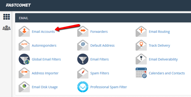 Access the Email Accounts Interface in cPanel