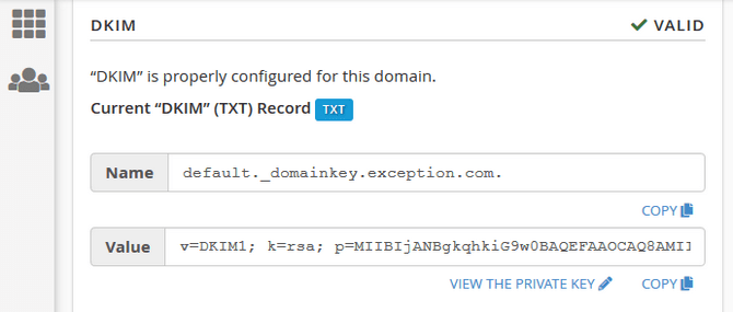 Configure a Valid DKIM Record in cPanel