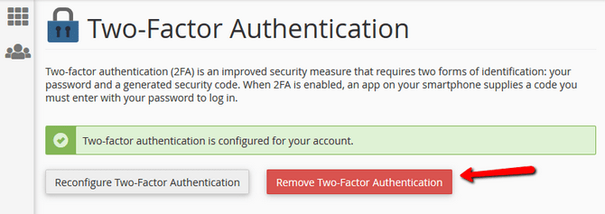 cPanel Two-factor Authentication from cPanel