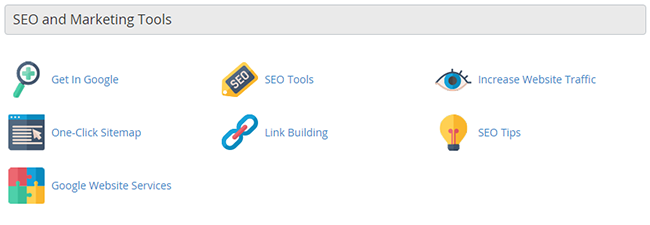 SEO and marketing tools group