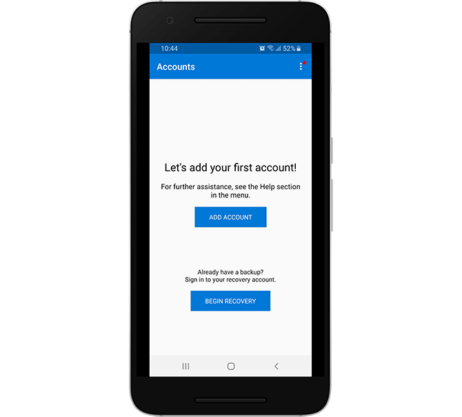 Create a Two-factor Authentication Account in Microsoft Authenticator