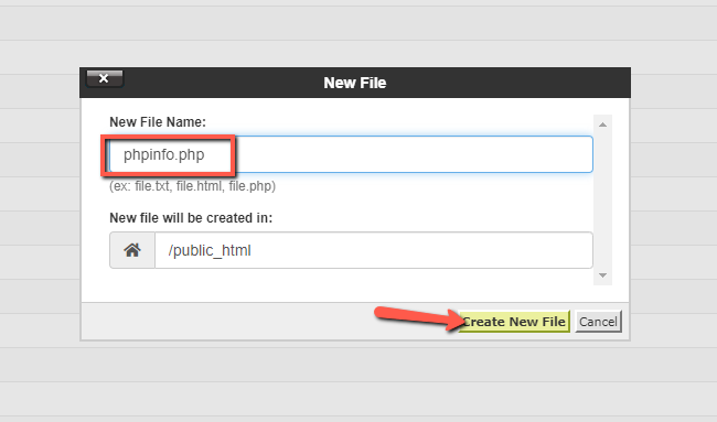 Create PHP Info