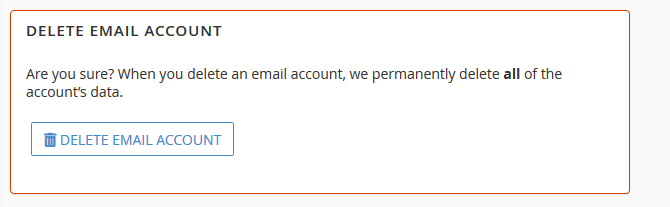 Delete an Email Account Through cPanel