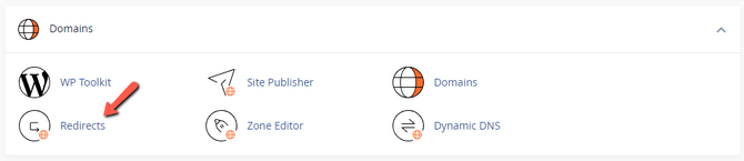 cPanel Redirects