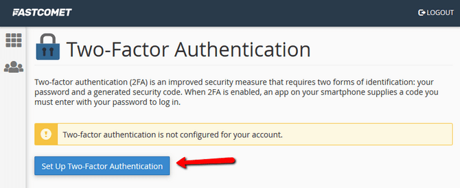 Set Up Two-factor Authentication for cPanel