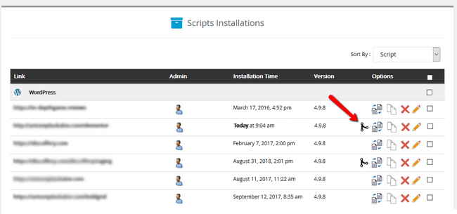 Accessing the staging configuration for your application