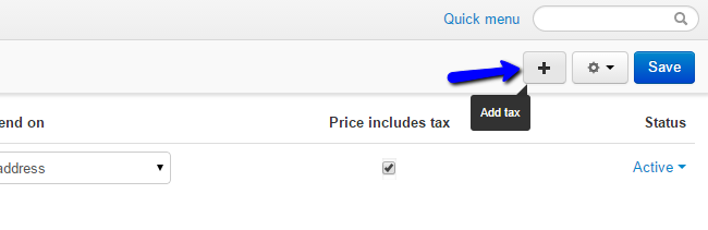 Add New Tax Rule in CS-Cart